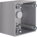 Surface-mounted housing high surface-mounted, Integro Flow, grey gloss