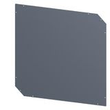 SIVACON, roof, for corner cubicle, IP40, D: 1000 mm, zinc-plated