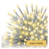 LED Christmas icicles, 5 m, outdoor and indoor, warm white, controller, programmes, timer