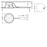 Downlights Sonnos Lens White around ETDD 16,50W 2000lm Very Wide Flood (VFL) IK06 3 SDCM 9002016011