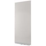 XTSZFFPC-W800 Front plate (section high), closed, W=800mm, grey