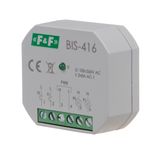 Bistable, flush-mounted relay, two independent control circuits