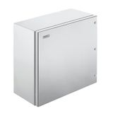 Metal housing, Width: 600 mm, Height: 600 mm, Depth: 200 mm, Brushed, 