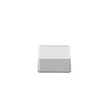 Replacement glass, moulded glass L 190 B 190 H 93 colour: white