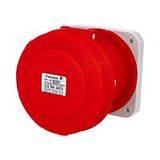 Socket 63A/400V 4-pole IP67 built-in direct
