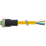 Mini (7/8) 3 pole, Female 0° w/ Cable TPE 3x16AWG ye UL/CSA, TC-ER