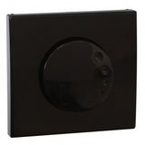 COV PLAT F/DIMMER/TWO-WAY SWITCH MATTE BLACK