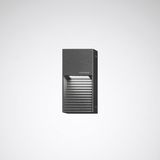 Wall and ceiling luminaire Invego Vertical Lens Anthracite 4,70W 133lm 90 asymmetric medium wide (AM) IP65 IK07 3 SDCM