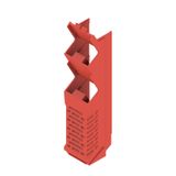 Side element, OMNIMATE Housing - series CH20M  red, Side element, Width: 22.5 mm