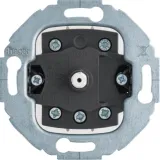 Rotary switch, 2-pole, flush-mounted, series 1930/Glass/R.classic