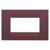 GEO PLATE - IN PAINTED TECHNOPOLYMER - 4 MODULES - TUSCAN RED - CHORUSMART