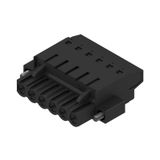 PCB plug-in connector, female plug, 5.08 mm, Number of poles: 6, 180°, TOP connection, Clamping range, max. : 2.5 mm², Box