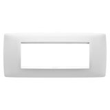 ONE PLATE - IN TECHNOPOLYMER - 6 MODULES - 202MM - WHITE - CHORUSMART