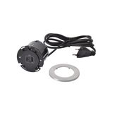 DISQ 60 1 USB A+C BLACK-METAL WITH CORD 2M FR/SCH PLUG