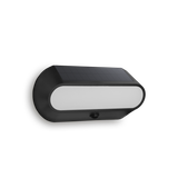 APPLIQUE LED SOLAR AURA OVALE NERA