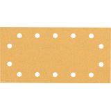 EXPERT C47 Sandpaper with 14 holes for Orbital Sanders 115 x 23 mm, G 1 5-pc