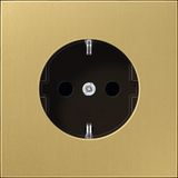 Jung LS Range - Wall socket ME1520NKIC Brass classic