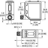 Photoelectric Sensor Laser Diffuse Mode Sensor with Adjustable Background Suppression   Q5XKLAF5000-Q8