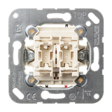 2-gang blind switch insert, 1-pole 509VU