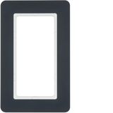 Frame with large cut-out, Q.7 , anthracite velvety, lacquered