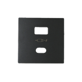 Cover for USB charger A+C type, Graphite