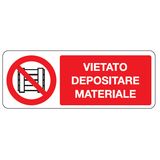 Prohibition sign - Al - 330x125 mm