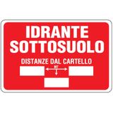 Fire sign - Al - Dimensions: 300x200 mm