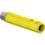 4 mm screw-in adapter, screw connection, yellow, 23.1034-24