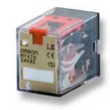Relay, plug-in, 4PDT, reverse coil polarity, 5 A, mech. & LED indicato MYS 4503M