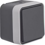 Change-over switch surface-mounted, W.1, grey