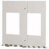 XMIX16W0802C Front cover, 2x IZMX16, withdrawable unit, W=800mm