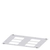 Roof plate for module inserts IP54, D: 600mm W: 800mm