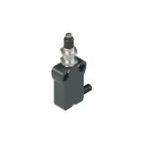 Modular prewired switch with plunger, M12 threaded bearing and external rubber gasket