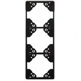 TRIPLE VERTICAL FRAME MATTE BLACK