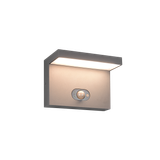 Blyde hybrid solar LED wall lamp anthracite rechargeable motion sensor