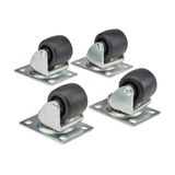 SmartRack Rolling Caster Kit, 4 pack