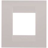 GEO INTERNATIONAL PLATE - IN PAINTED TECHNOPOLYMER - 2 MODULES - NATURAL BEIGE - CHORUSMART