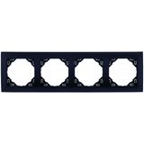 FOUR-GANG FRAME GRAY