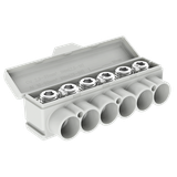 SLT50-6-3 yellow-green Al 6-50/Cu 6-35+3x1,5-2,5 mm2 1000 V Distribution block