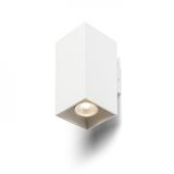 AGATE II wall matte white 230V LED GU10 2x7W