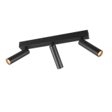 Ambala LED spotlight 3-pc matt black