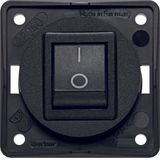 On/off switch 2pole USA/CANADA imprint "0" and "I", Integro - mod ins,