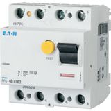 PF6-25/4/003-A Residual current circuit breaker (RCCB), 25A, 4p, 30mA, type A