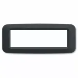 YES MOULDED FR.PLATE 6M. NOIR GREY