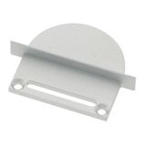 Profile end cap CLU round with longhole incl. Screws