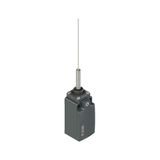 Position switch, coil spring with cat's whisker