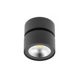 LED luminaire BIANCO, 15 W, 1500 lm, 4000K, IP20, round, black