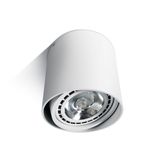 WHITE CYLINDER GU10 R111 15W