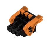 PCB plug-in connector, female plug, 5.08 mm, Number of poles: 3, 90°, PUSH IN with actuator, Clamping range, max. : 3.31 mm², Box