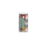 Socket outlet with earthing and shutters, 16A, red